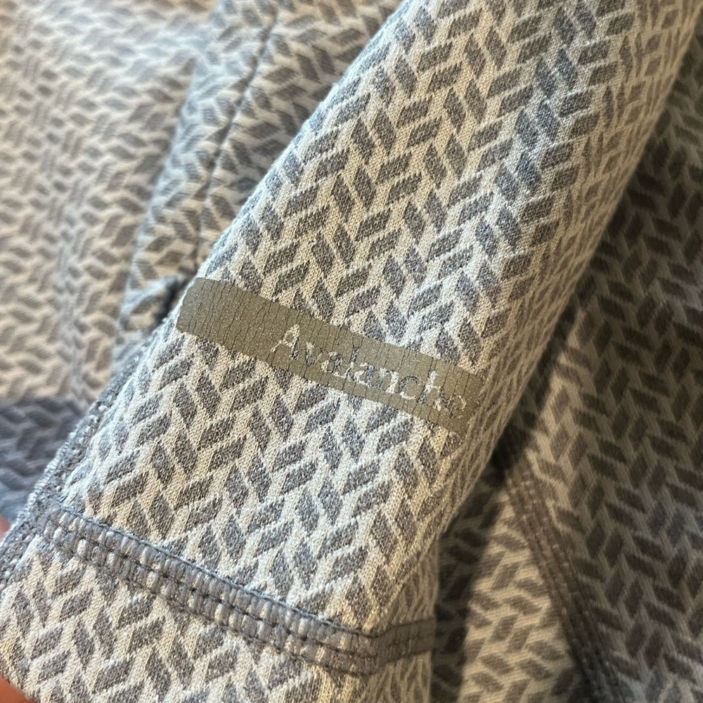 Avalanche Gray and Yellow Patterned Top - Picture 2 of 4